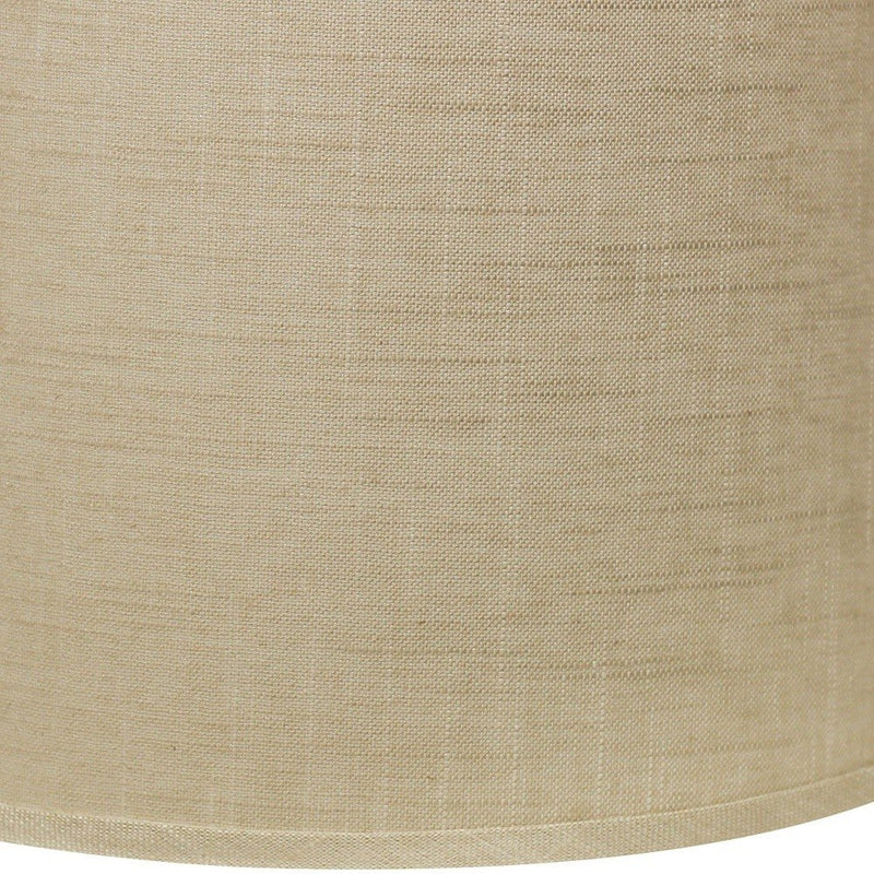 Light Yellow Linen Drum Lamp Shade
