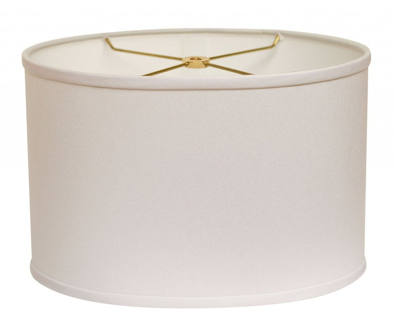 White No Slub Innsbruck Oval Lamp Shade