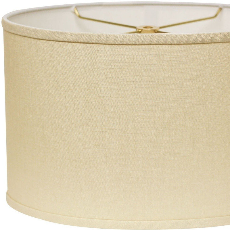 Beige Linen Oval Lamp Shade