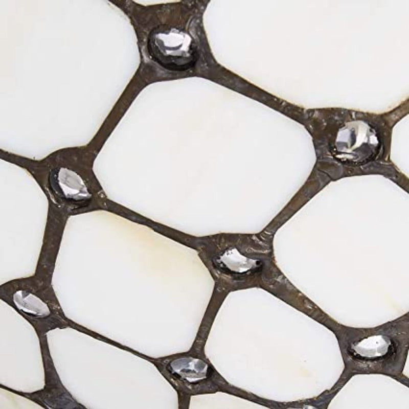Black And White Unique Statement Two Light Solid Wood Dimmable Chandelier With Black And White Shades