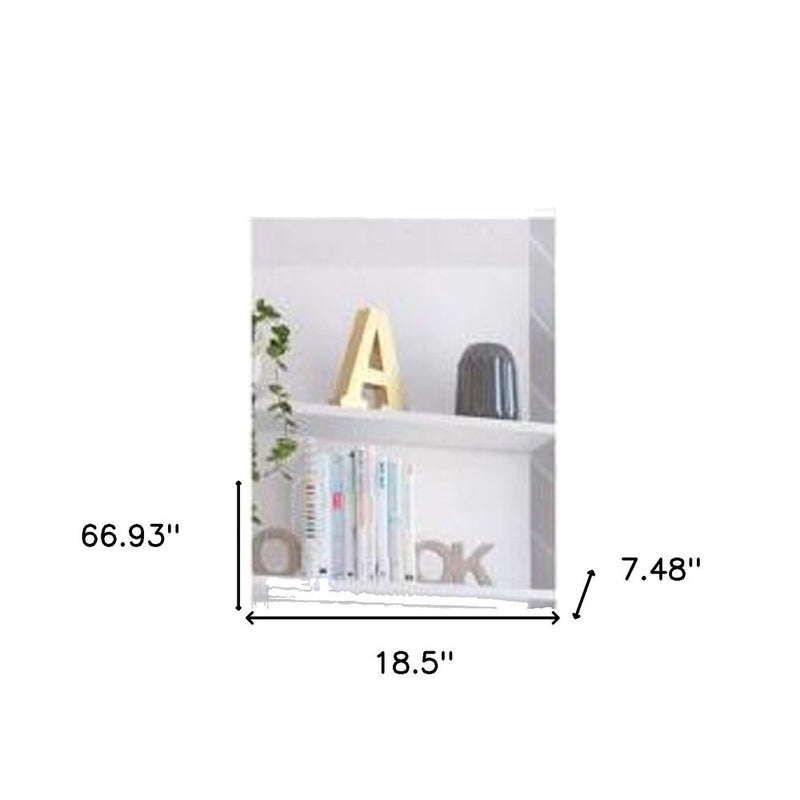 White WoodShoe Storage Cabinet