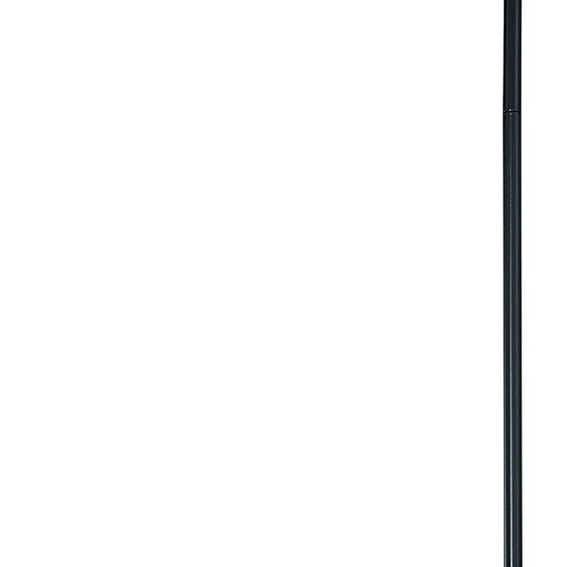 Black And White Candle Style Six Light Metal Dimmable Chandelier