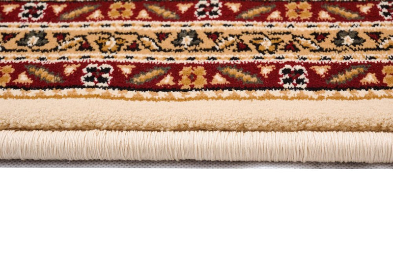 15' Beige And Ivory Oriental Runner Rug