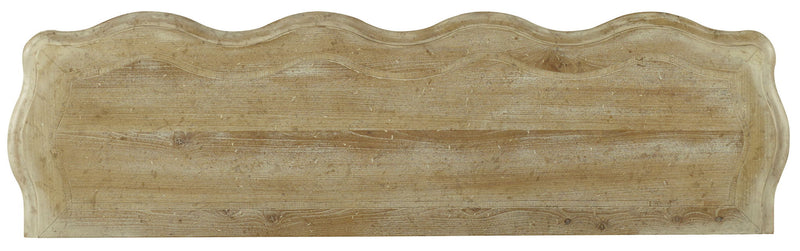 Melange - Draped Credenza - Light Brown