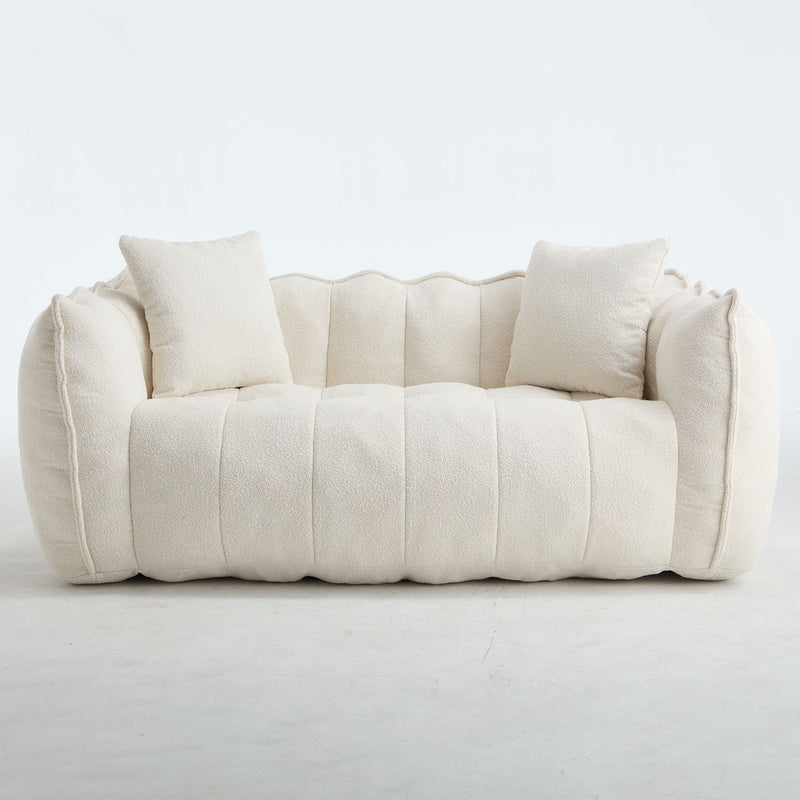 Cozy Beanbag Chair With High Resilience Foam Core For 2
