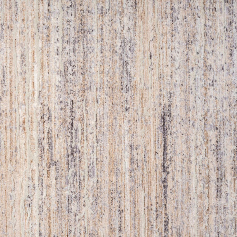 8' X 10' Beige And Gray Abstract Stripes Area Rug