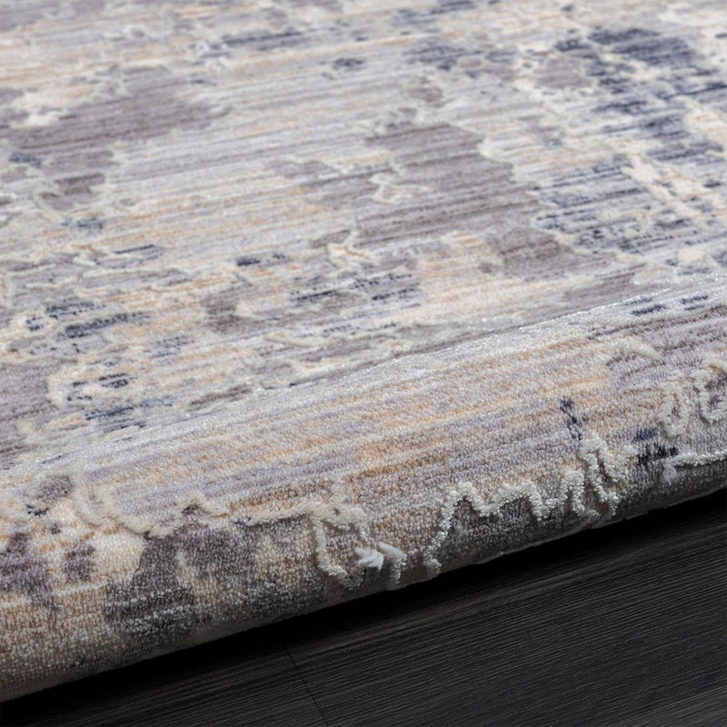 5' X 8' Gray Abstract Area Rug