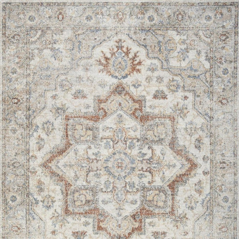 9' X 12' Gray Oriental Power Loom Area Rug