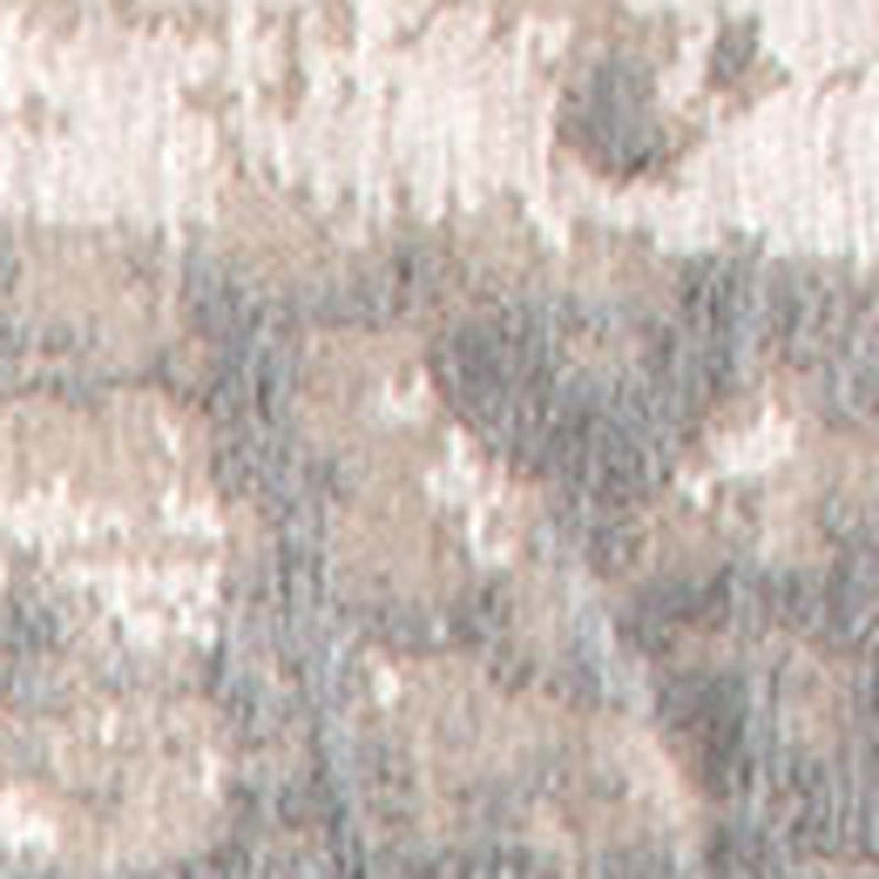 5' X 7' Gray and White Abstract Non Skid Area Rug