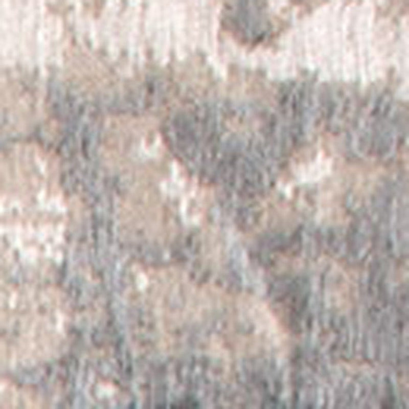 5' X 7' Gray and White Abstract Non Skid Area Rug