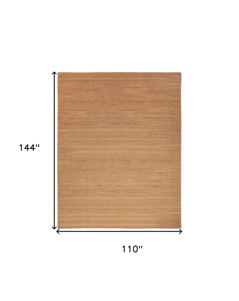 5' X 7' Copper Abstract Washable Area Rug