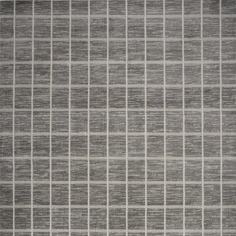 5' X 7' Ivory And Gray Geometric Area Rug