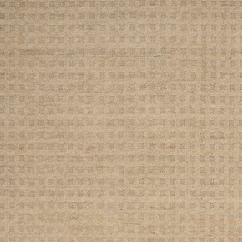 8' X 11' Taupe Wool Area Rug