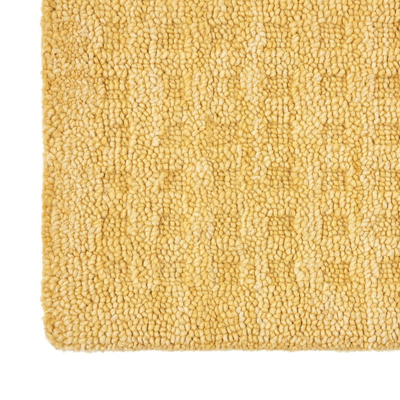 8' X 11' Gold Wool Area Rug