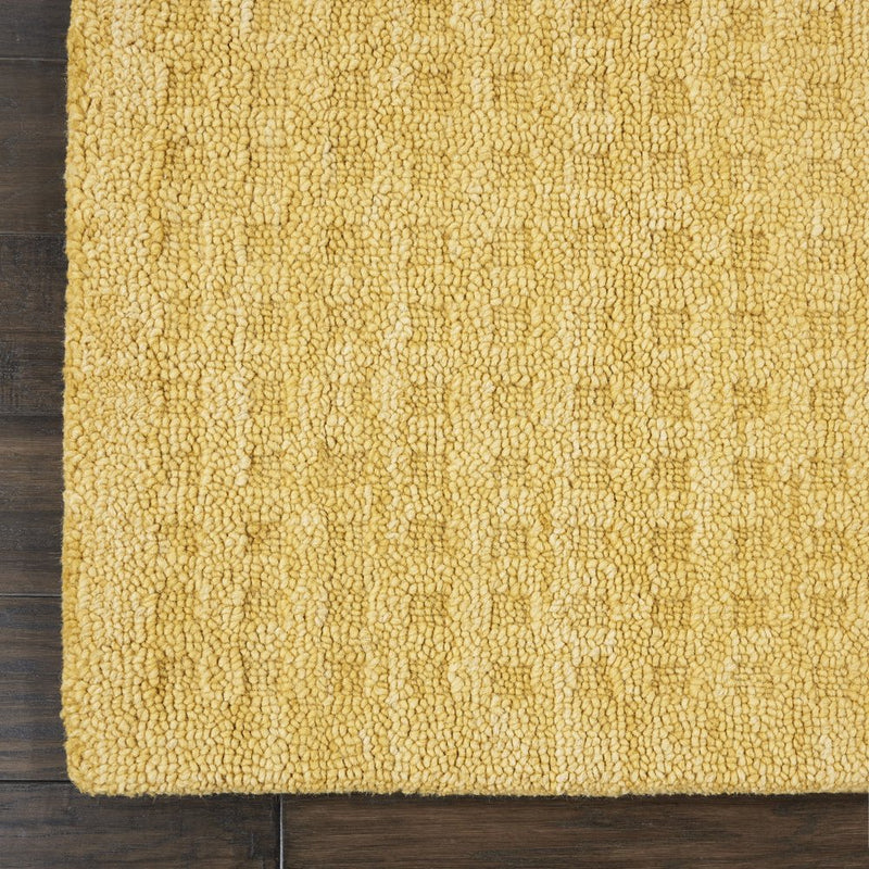 8' X 11' Gold Wool Area Rug