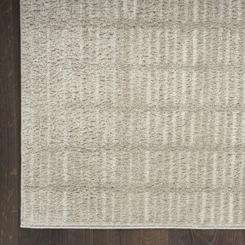 7' X 9' Gray Geometric Area Rug
