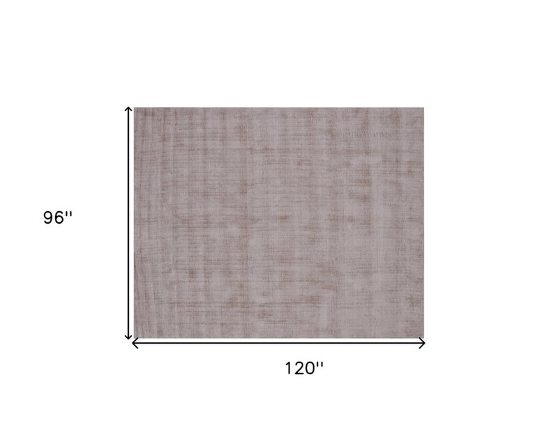 8' X 10' Camel Hand Loomed Area Rug