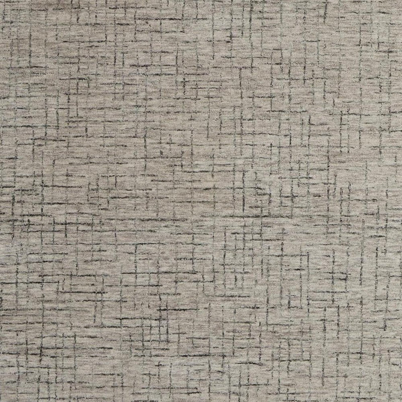 5' X 8' Ivory and Gray Wool Hand Tufted Distressed Area Rug