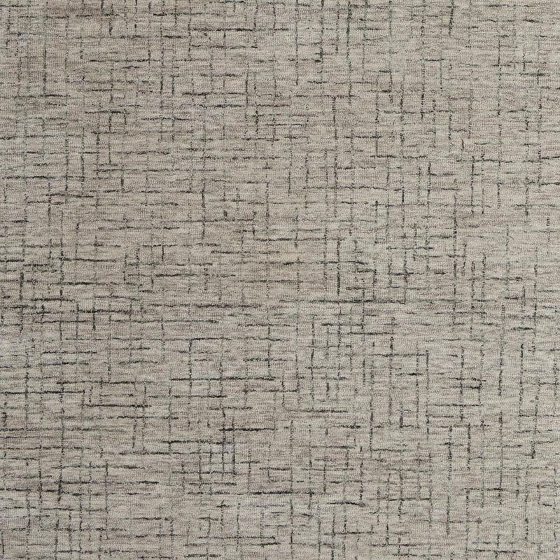5' X 8' Ivory and Gray Wool Hand Tufted Distressed Area Rug