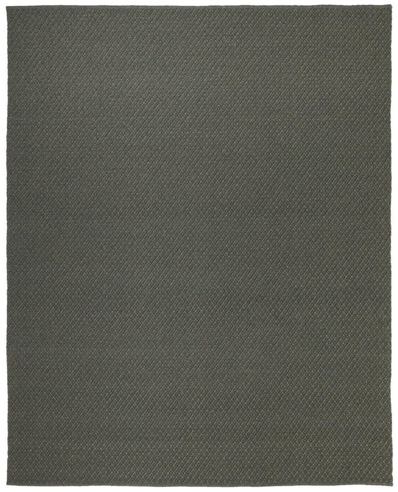 8' X 10' Green Hand Woven Area Rug