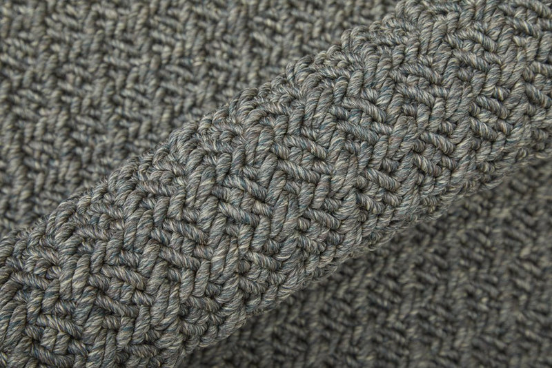 8' X 10' Green Hand Woven Area Rug