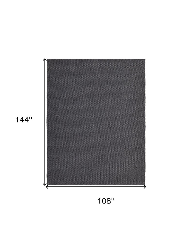 5' X 8' Gray Hand Woven Area Rug