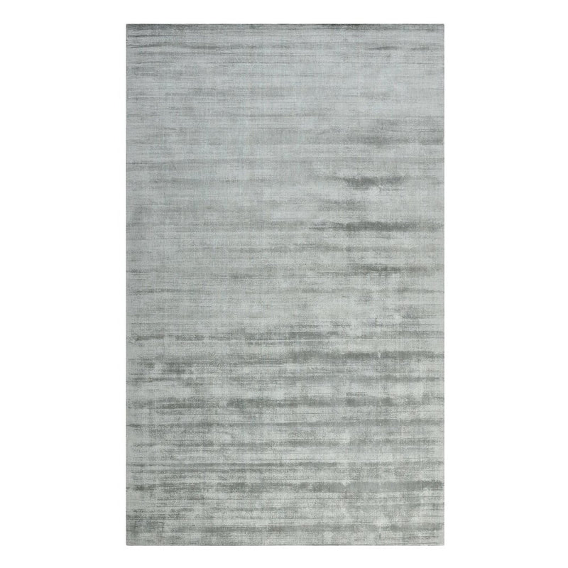 2' X 3' Silver And Gray Abstract Hand Woven Area Rug