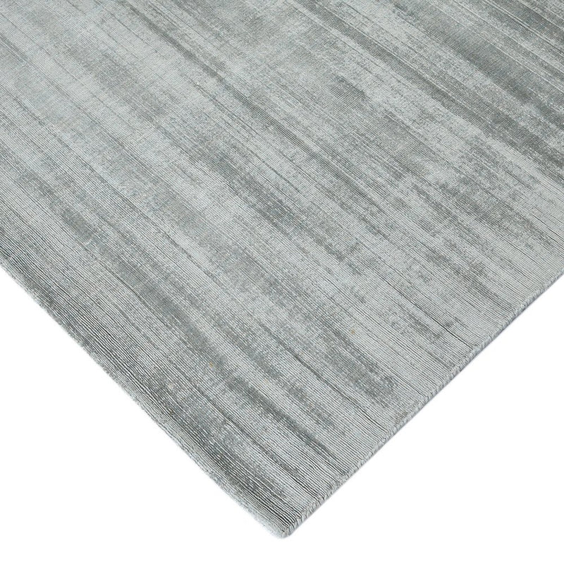 2' X 3' Silver And Gray Abstract Hand Woven Area Rug