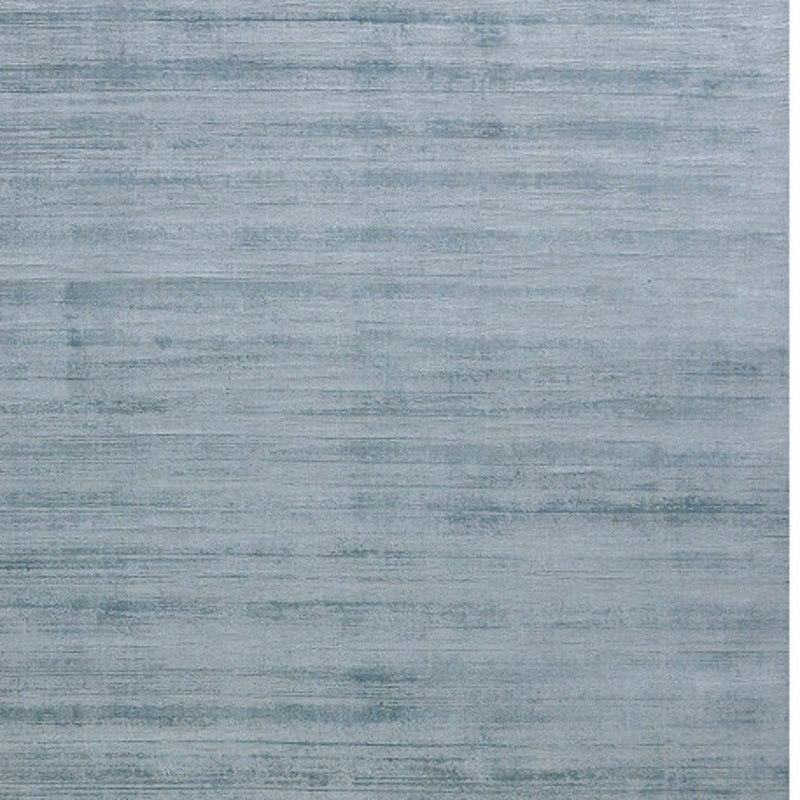 4' X 6' Light Blue And Dark Blue Striped Hand Woven Area Rug