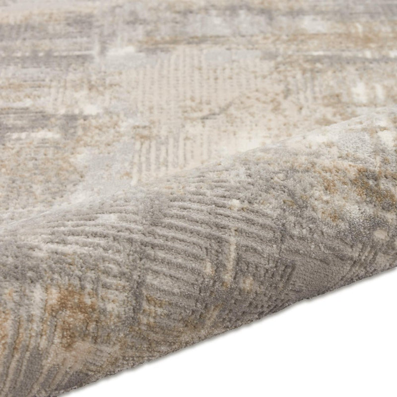 5' X 7' Gray Abstract Area Rug