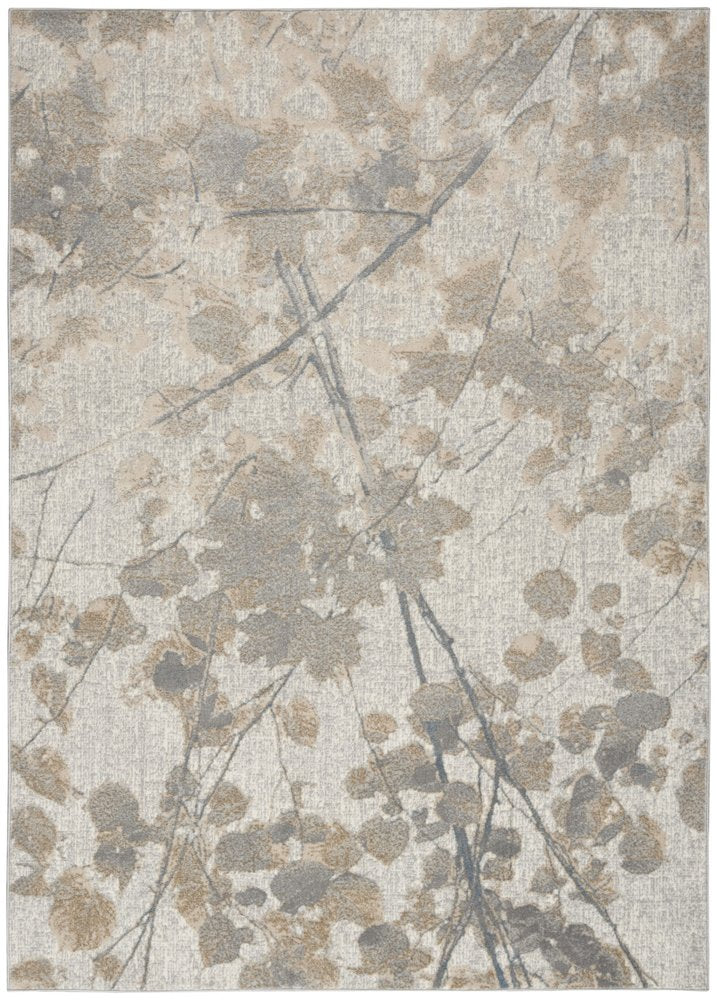 5' X 7' Gray Abstract Area Rug
