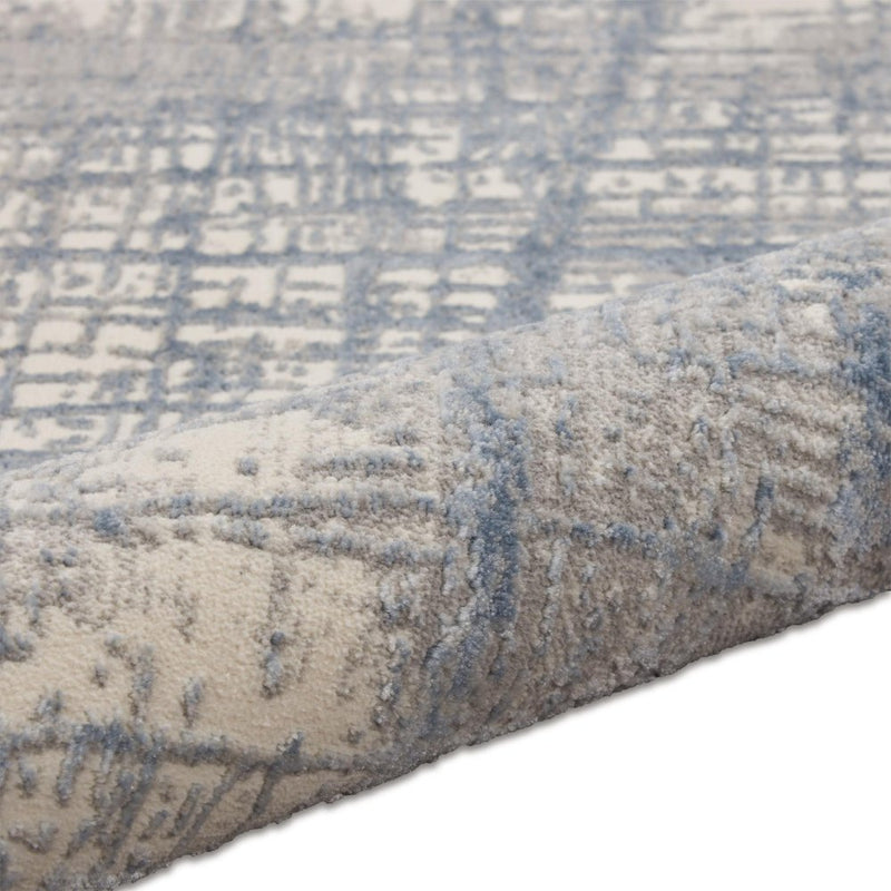 6' X 9' Ivory Abstract Area Rug