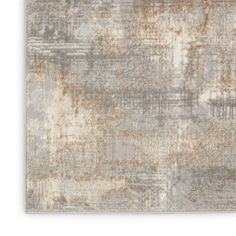 6' X 9' Gray Abstract Area Rug