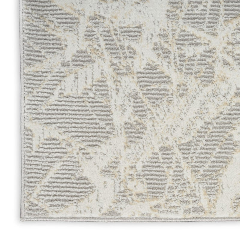 8' X 10' Gray Abstract Power Loom Area Rug