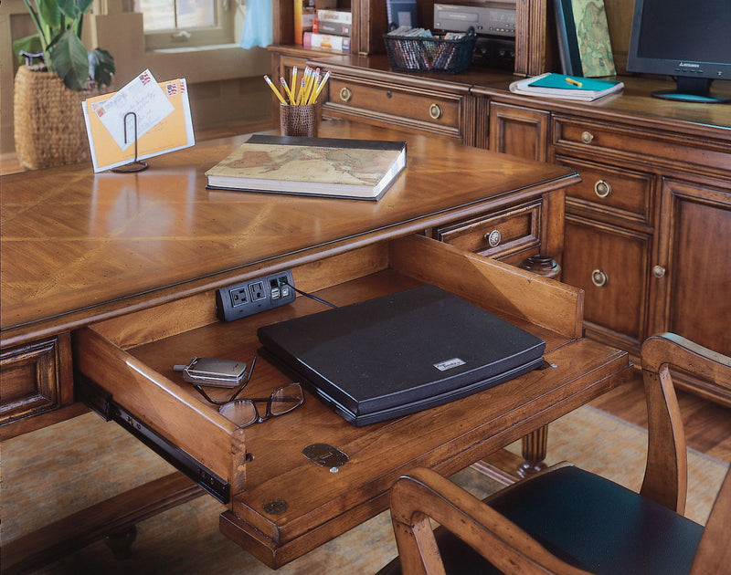 Brookhaven - Leg Desk - Light Brown