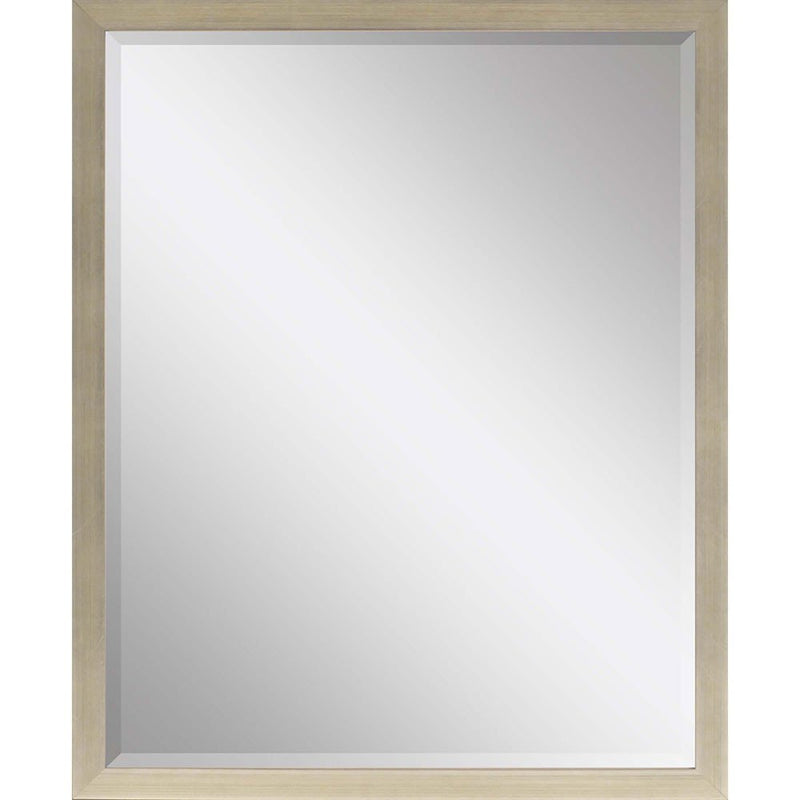 43" Silver Wood Accent Mirror