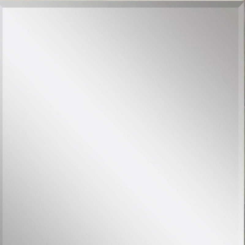 45" Silver Solid Wood Framed Accent Mirror
