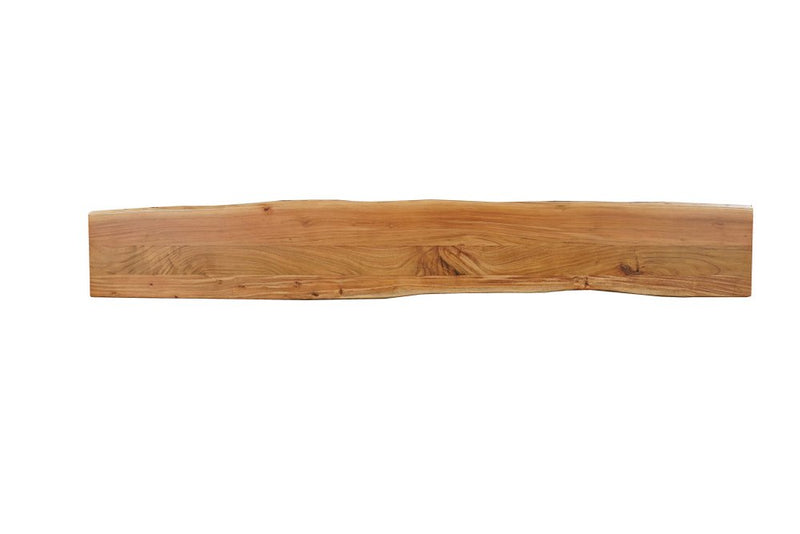105" Natural Wood And Solid Wood Live Edge Dining Bench