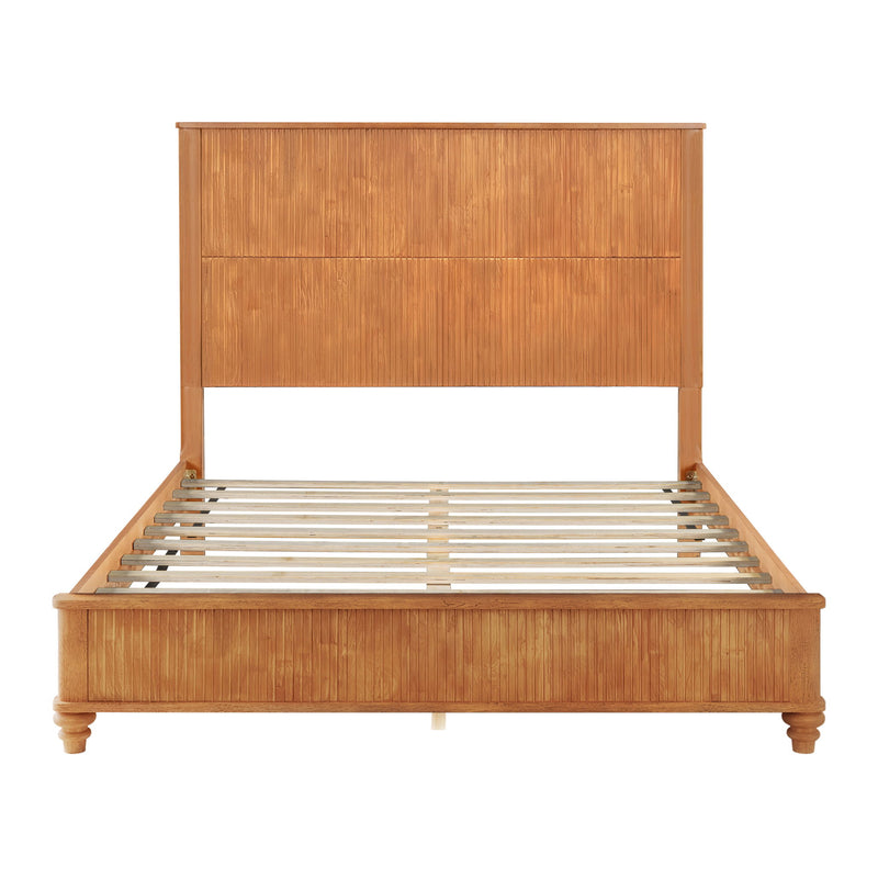 Platform Bed Frame With Tall Headboard