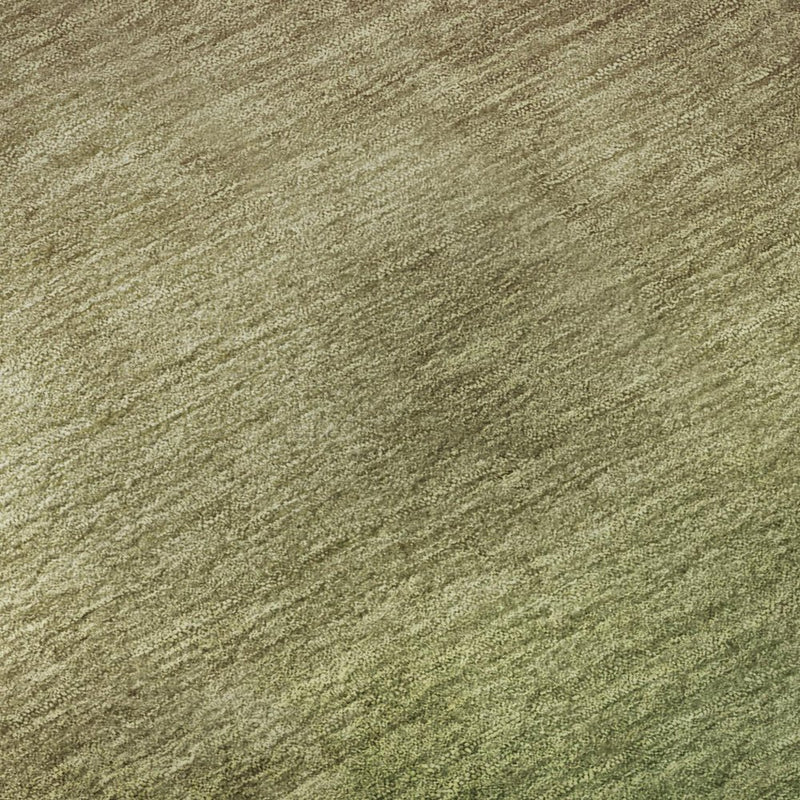 5' X 8' Blush And Green Ombre Washable Area Rug With UV Protection