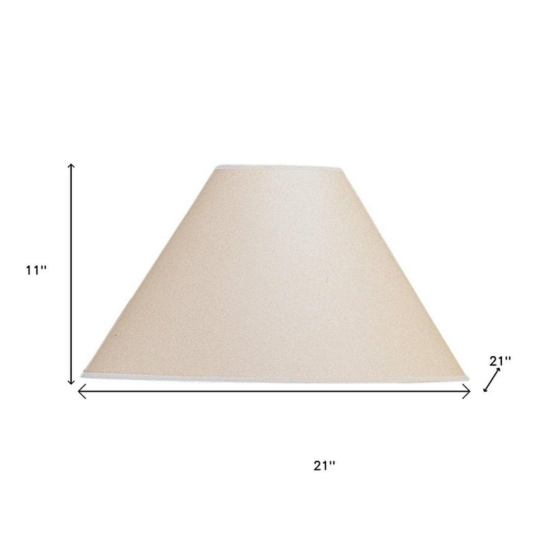 Light Brown Kraft Paper Plain Empire Lamp Shade