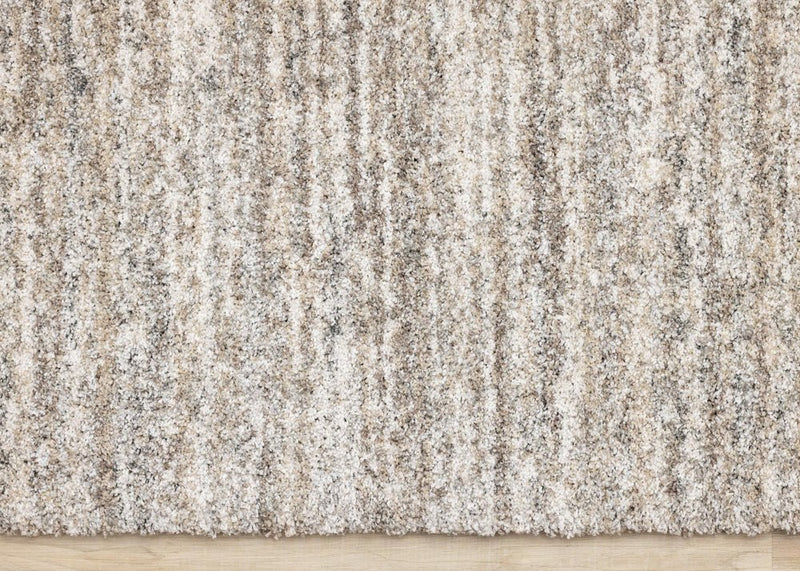 5' X 8' Gray And Brown Abstract Area Rug