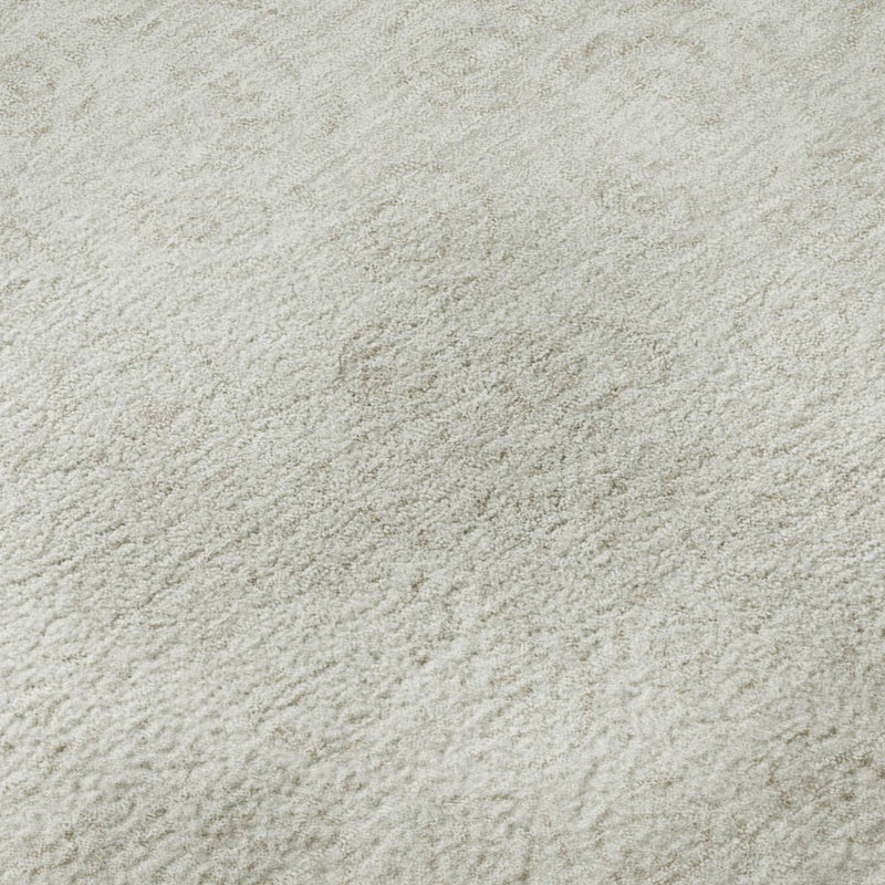 10' X 14' Ivory And Beige Polka Dot Washable Area Rug With UV Protection
