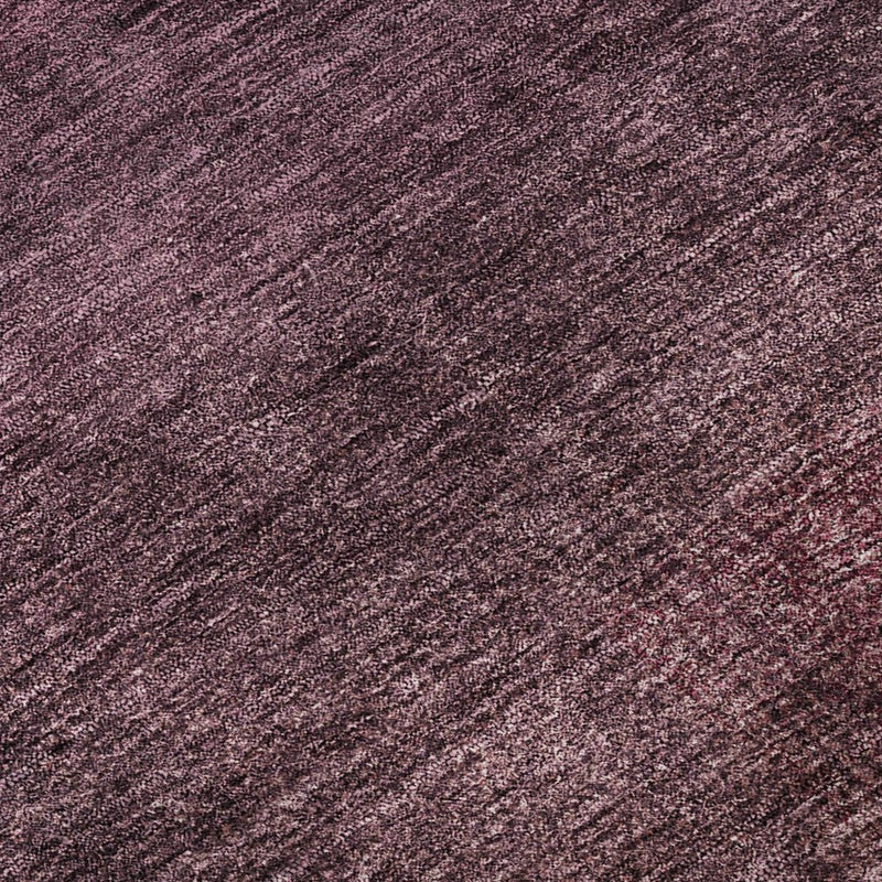 10' X 14' Plum And Beige Abstract Washable Area Rug With UV Protection