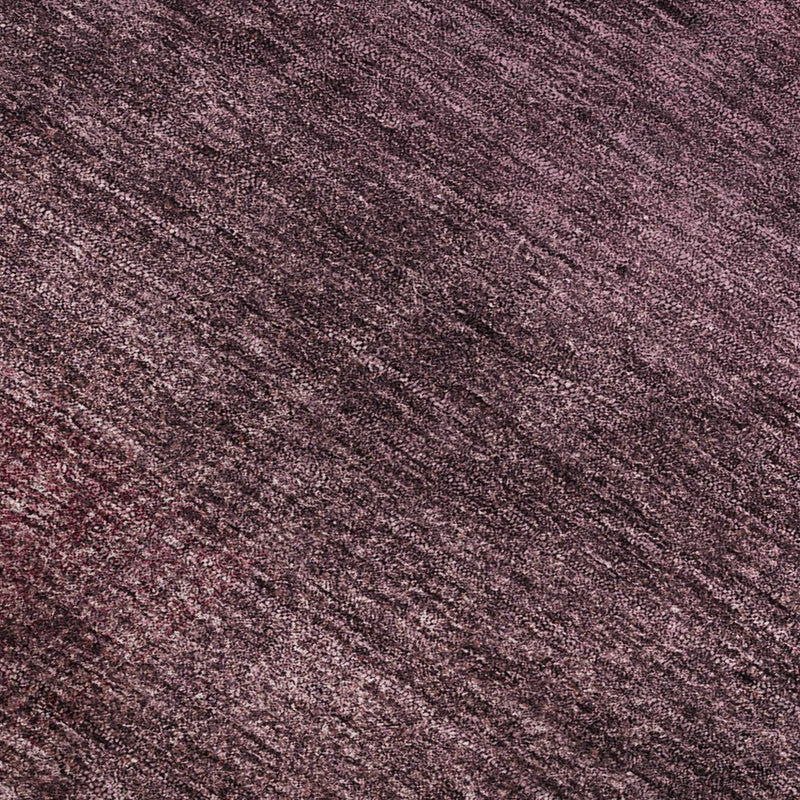 10' X 14' Plum And Beige Abstract Washable Area Rug With UV Protection