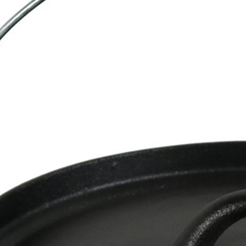 12" Black Cast Iron Dutch Oven Stock Pot