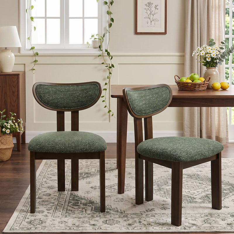 Retro Upholstered Dining Chair For Kitchens