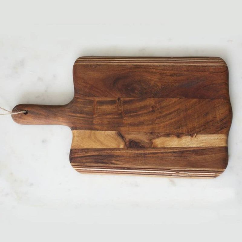 17" Brown Solid Wood Cutting Board