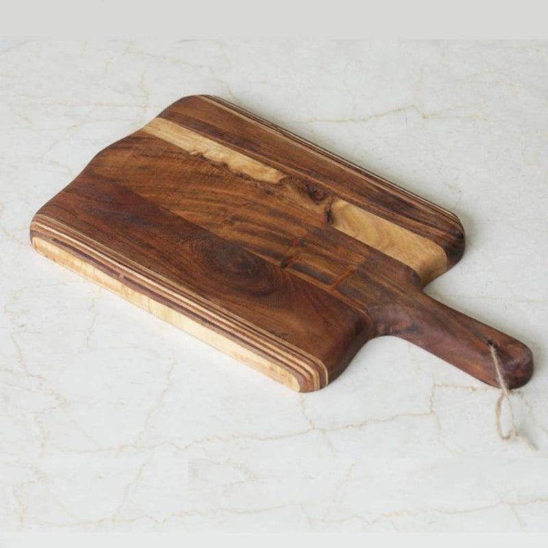 17" Brown Solid Wood Cutting Board