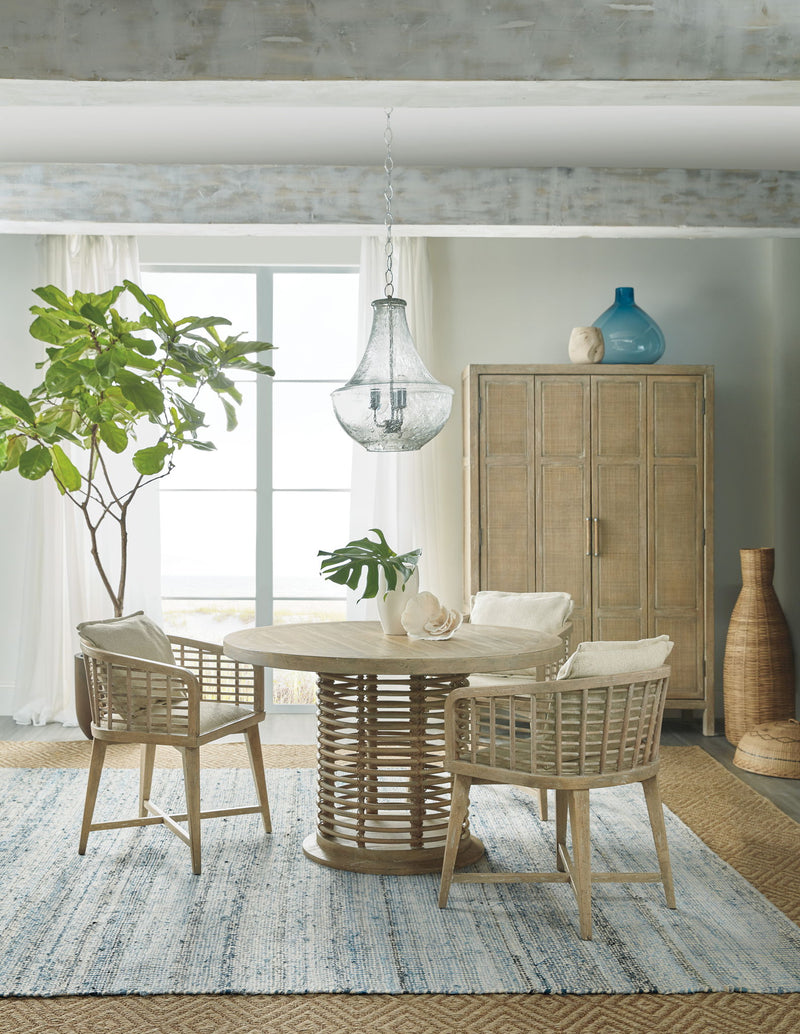 Surfrider - Barrel Back Chair - Beige / Light Brown